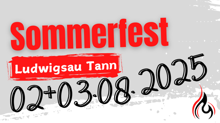 Sommerfest der Feuerwehr Tann am 02+03.08.2025